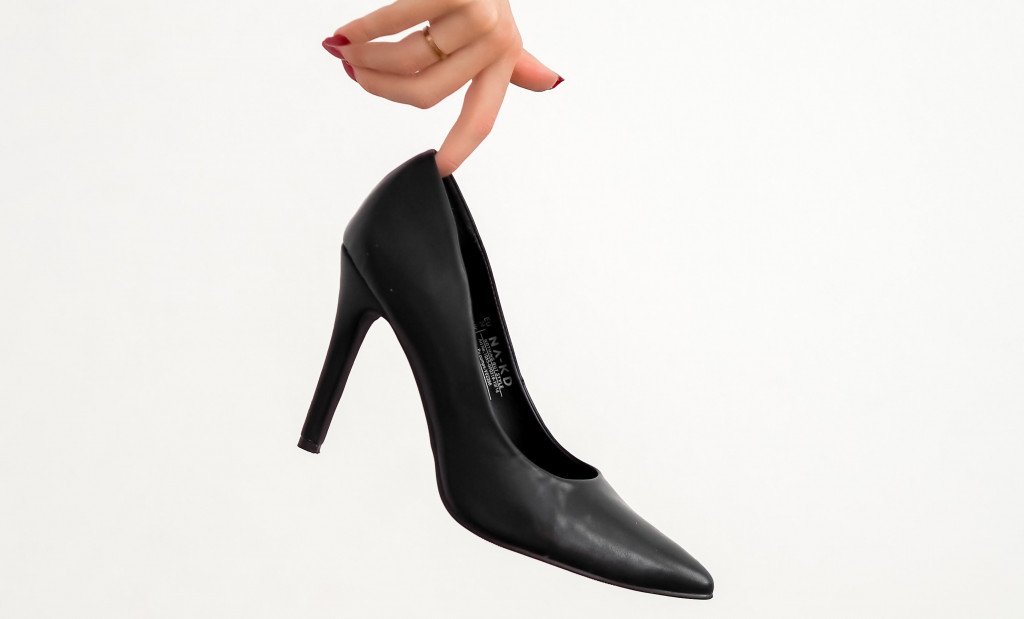 classic black high heel